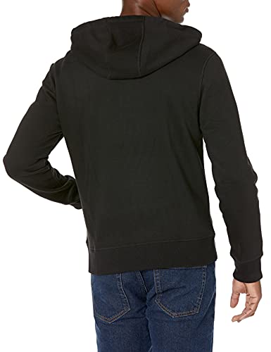 Amazon Essentials Men's Full-Zip Hooded Fleece Sweatshirt in Black Amazon Essentials Men's Full-Zip Hooded Fleece Sweatshirt in Black